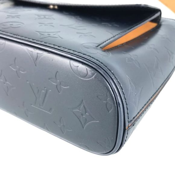 Louis Vuitton Mat Alston Monogram Leather Shoulder Bag Black - Picture 5 of 16